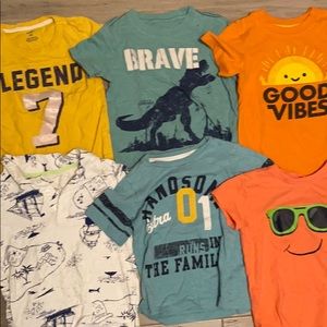 Bundle of boys 4t t-shirts